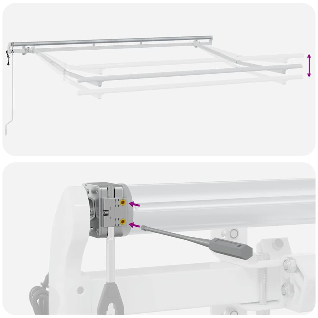 Retractable Awning Beige 350 X 200 Cm Fabric