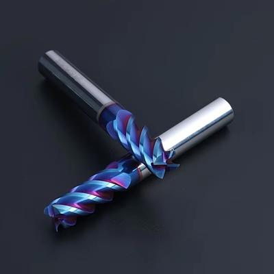 1 st4 Flöjter Hårdmetall Fräs CNC Skärverktyg Legering Hårdmetall Fräsfräsar Volframstål Fräsare Fyrkantig Routerfräs
