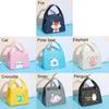 Food Fresh Waterproof Cute Cartoon Handbag Thermal Insulated Cooler Bag Large Capacity Portable Lunch Bag