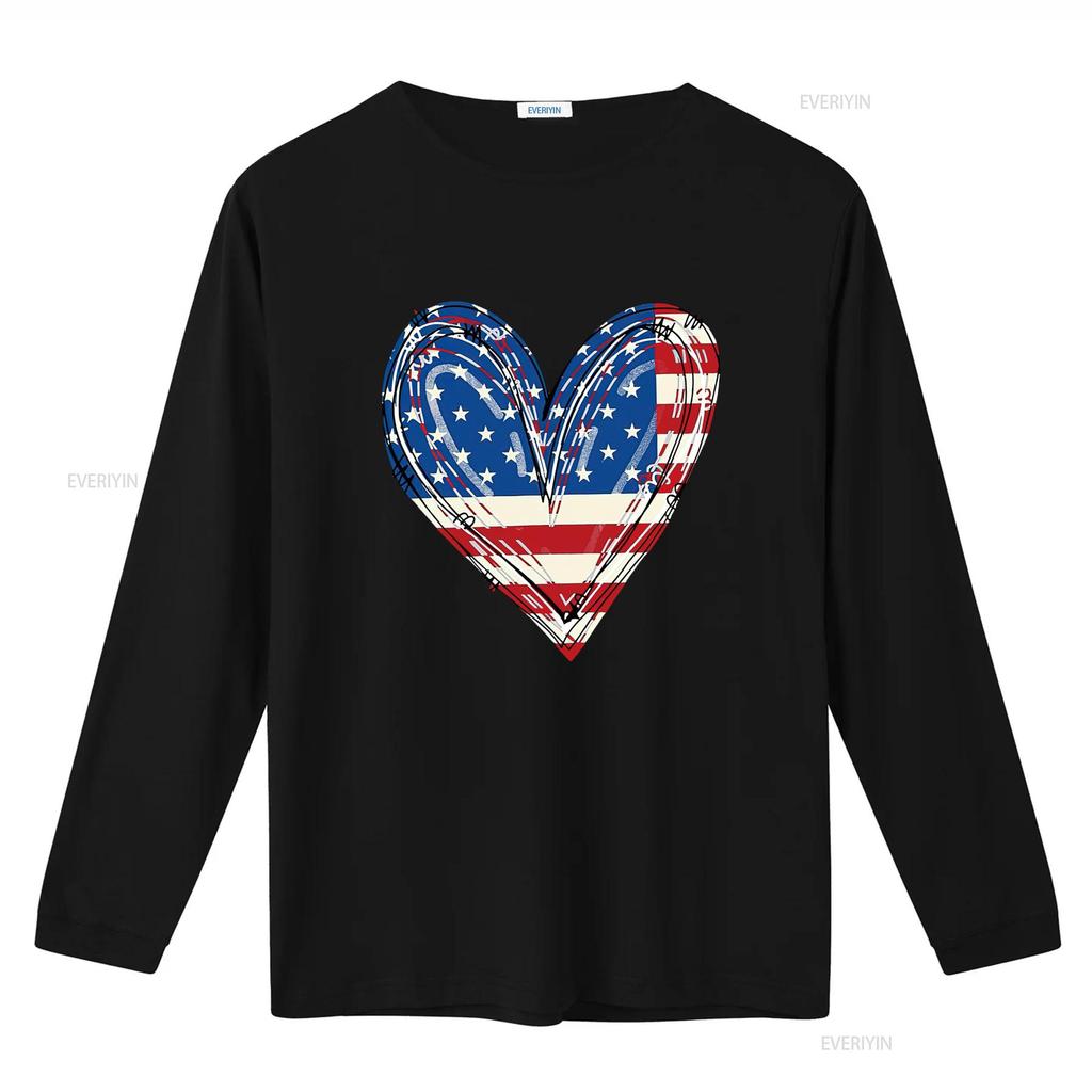 Womens USA T Shirt Girls American Flag 4th of July Kids Patriotic Tops vintage Washed designer clothes Top For Everyday Wear