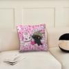 Cartoon Angel Black and White Cat cushion cover Pillow Cover Decoration Room Home Sofa living Office Car Nordic Simplicity