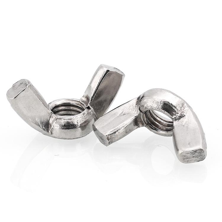 304 Stainless Steel Wing Nut Assortment: Yuanbao Sheep Horn Design
