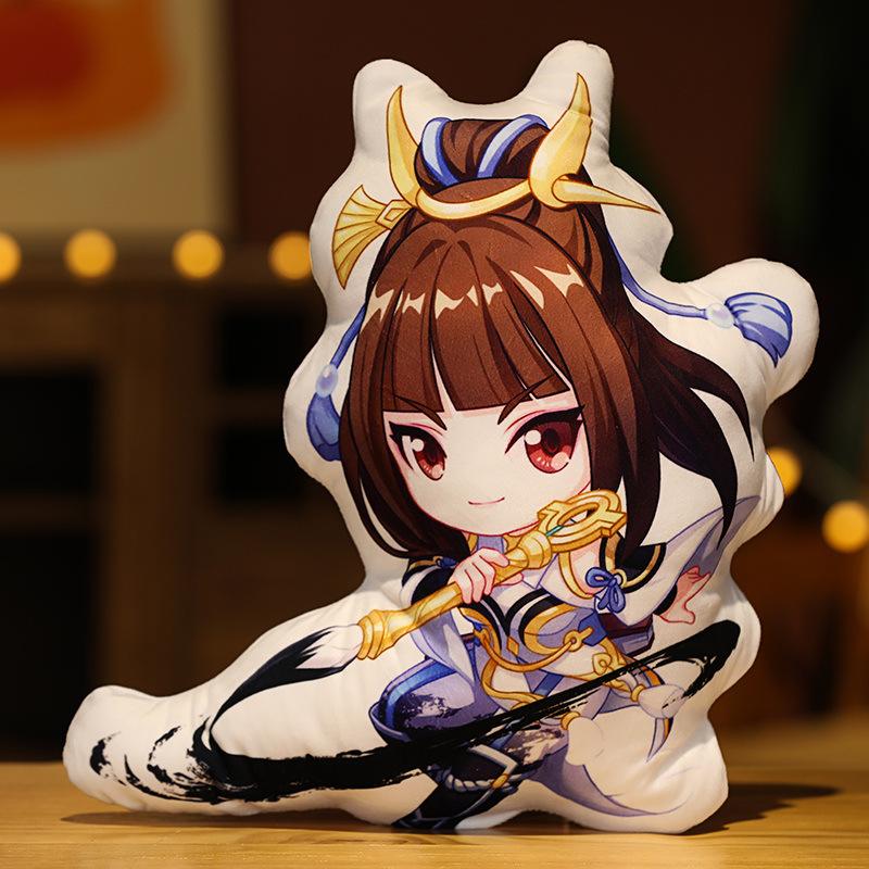 King Quality Premium Glory Video Game Hero Plush Cushion Pillow Soft Crystal Velvet Cartoon Print
