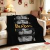 The Beatles Timeless Rock Legend Pattern Blanket Soft Warm Fleece Blanket For Office Sofa Party Decor Valentine'S Day Gift