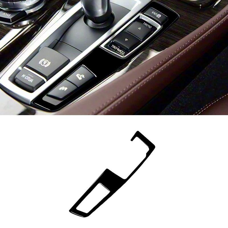 Piano Black Car-styling Center Console Gear Shift Panel Side Button Trim Cover For BMW 5 Series F10 F07 X3 X4 F25 F26 2010-2017