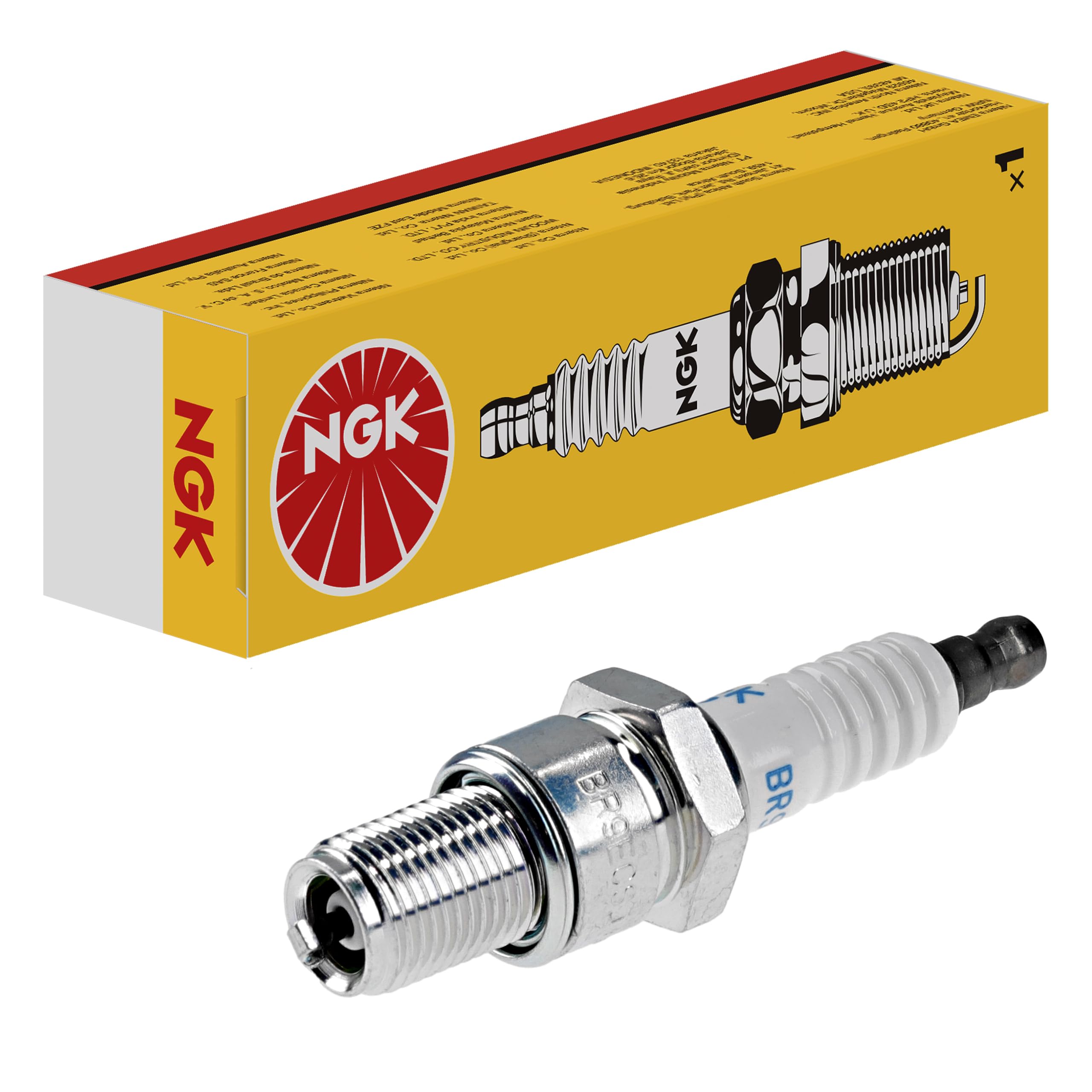 NGK Spark Plug [4677] Integrated BR9ECS белый