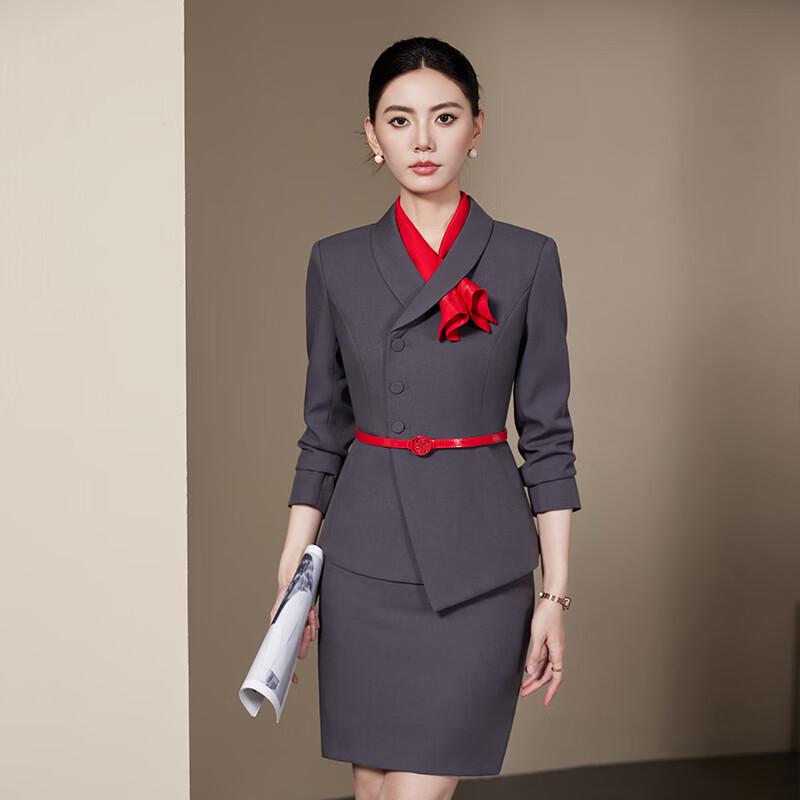 Женский профессиональный деловой костюм 3XL