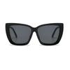 Mode Sonnenbrille Damen Herren Quadratisch Kunststoff Vintage Stilvoll Übergroß Damen Sonnenbrille Retro Urlaub