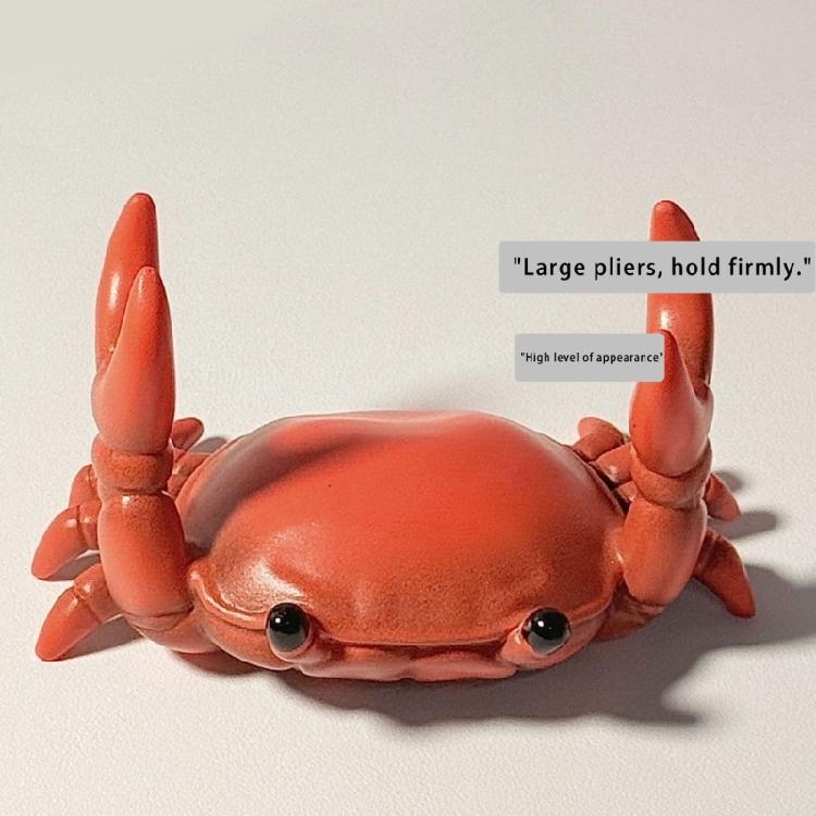 Crab Shape PVC Pen Rest Display Stand Eyeglasses Stand Desktop Pen Organiser Rack for Home Office Desk Decoration