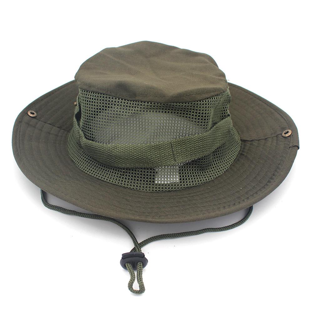 Unisex Outdoor Sun Protection Bucket Hat: Camouflage, Mountaineering & Fishing Styles