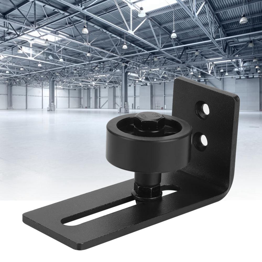 Black Barn Door Guide Rail Adjustable Sliding Door Guide Durable Guide Rail Door