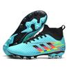 High-top breathable football wear-resistant and non-slip lawn football shoes