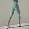 Seamless Ribbed Leggings for Fitness Hip Lift Yoga Pants Sports Push Up Tights Workout Clothes Sportswear Woman Gym