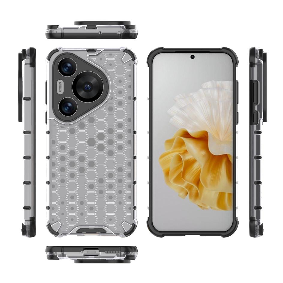 

Luxury Honeycomb Texture Case For Huawei P60 ART P50 P40 Pro Plus P30 Lite Honor 90 80 SE X50 Nova 12 11 Y91 Mate 60 Armor Cover For P50 Pro