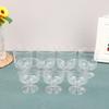 Mousse Tasse Pudding Tasse Gelee Tasse Hohe Glas Einweg Kunststoff Tasse Transparent