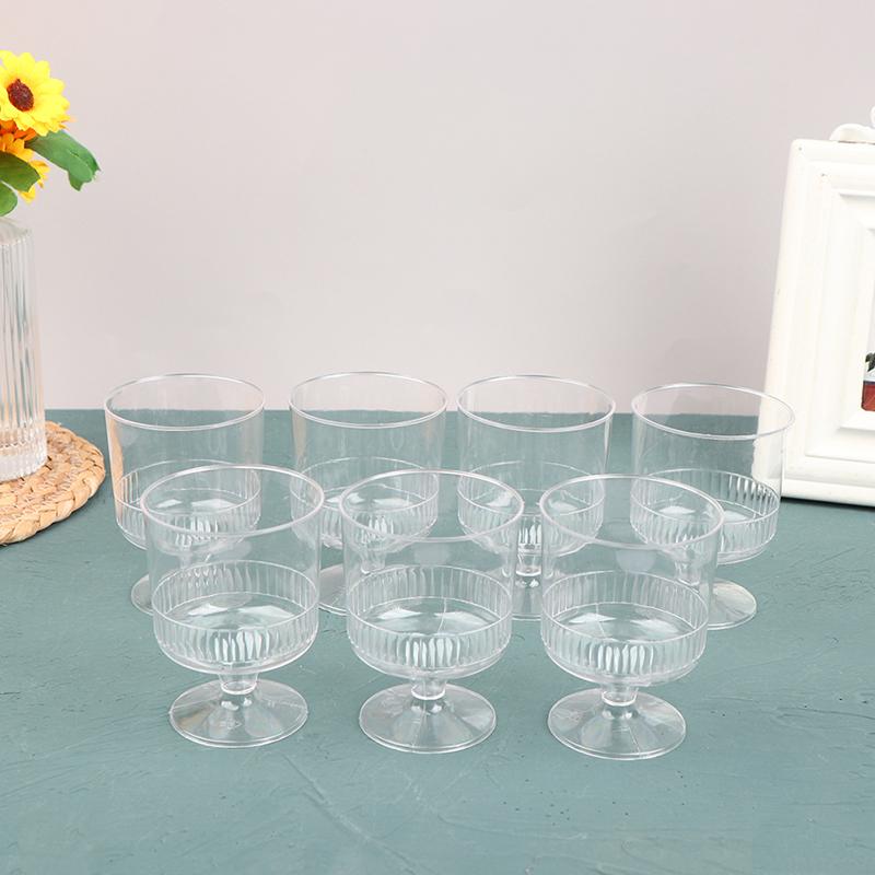 Mousse Tasse Pudding Tasse Gelee Tasse Hohe Glas Einweg Kunststoff Tasse Transparent