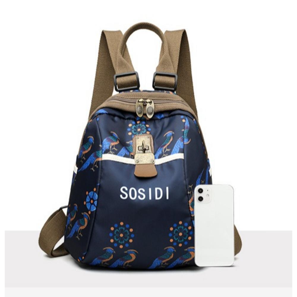 Zaino stampato alla moda nuovo zaino leggero zaino da viaggio scolastico multifunzionale di grande capacità