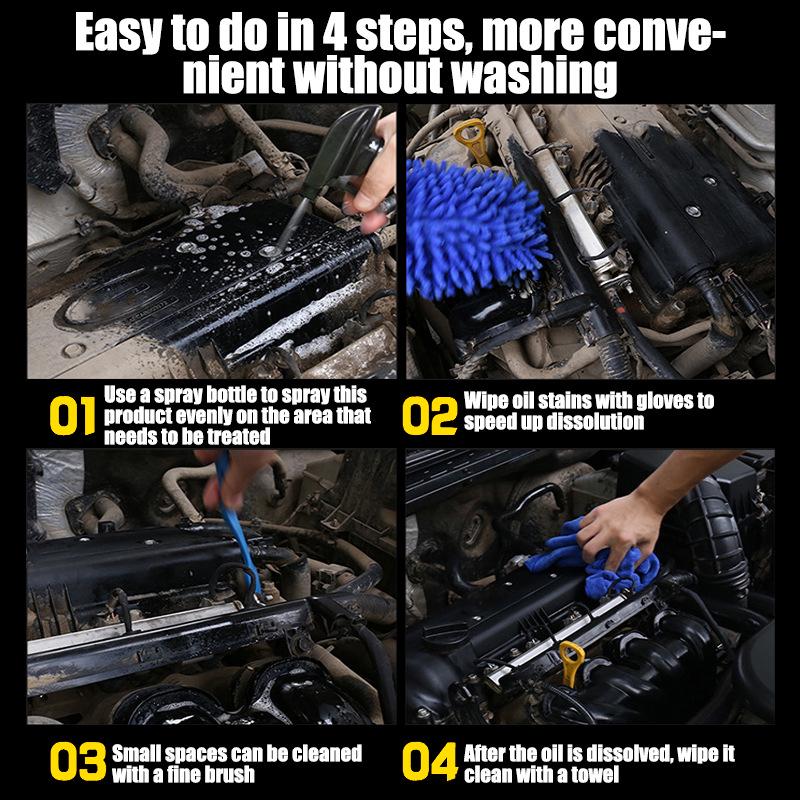 Ryekew English Car Engine Cleaner & Cabin Degreaser – TikTok Favorite