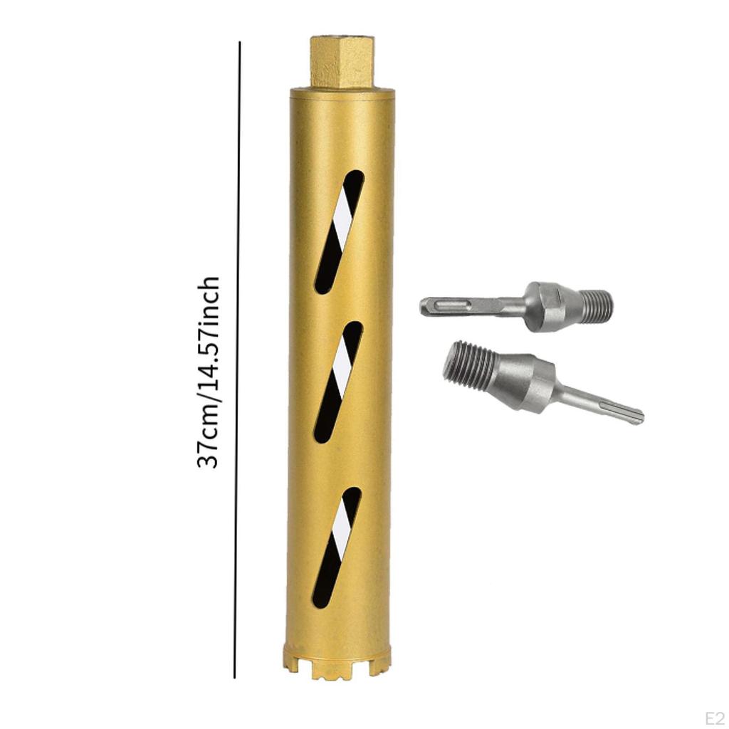 Dry Diamond Core Drill Round Hex Shank Replacement Holesaw for Block Installations Conditioners
