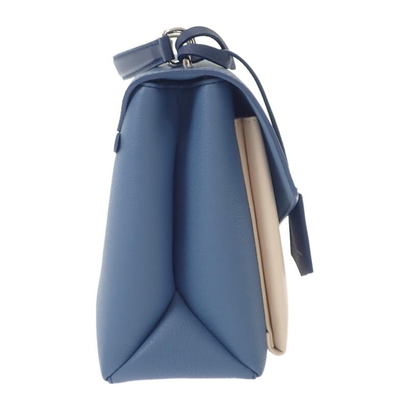 LOUIS VUITTON  M51415 2WAY bag blue/Ivory Taurillon Clemence Women