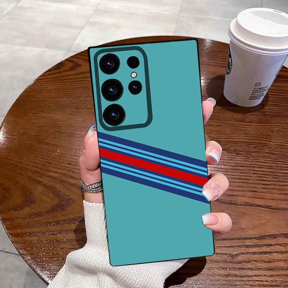 Racing M-Martini-ES Handyhülle für Samsung S25 Edge S24 S23 S22 S21 S20 Ultra Plus Fe Galaxy A54 A53 A34 A25 A16 Silikonhülle