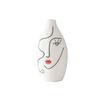 Flower Vase Plain White Ceramic Vases Abstract Face Modern Decorative Design Simple Creative Home Decoration Ornaments