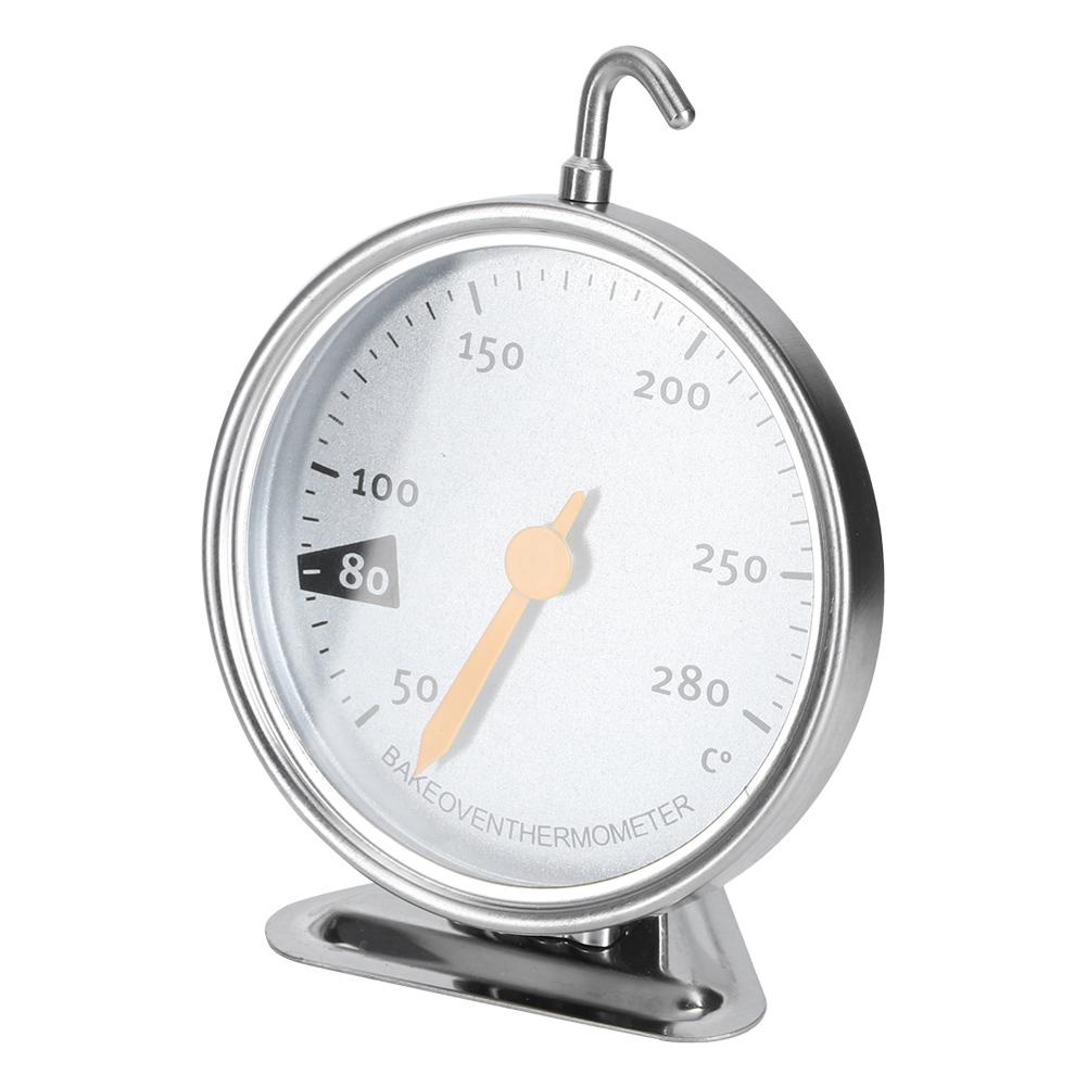 Stainless Steel Large Dial Oven Thermometer with Hook Kitchen Cooking Measuring Tools