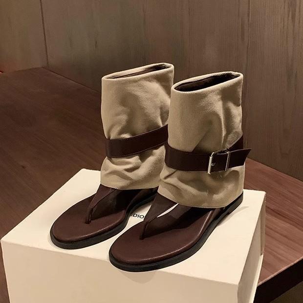 

Grape mother, the same style has a height increase of 4.5cm~ Be careful with color matching, belt buckle, toe, Spice Girl, medium tube, cool boots, Ro 34