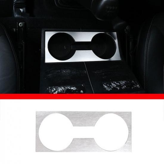 3PCS Aluminum Alloy Central Water Cup Holder & Pad For Land Rover Defender 04-18