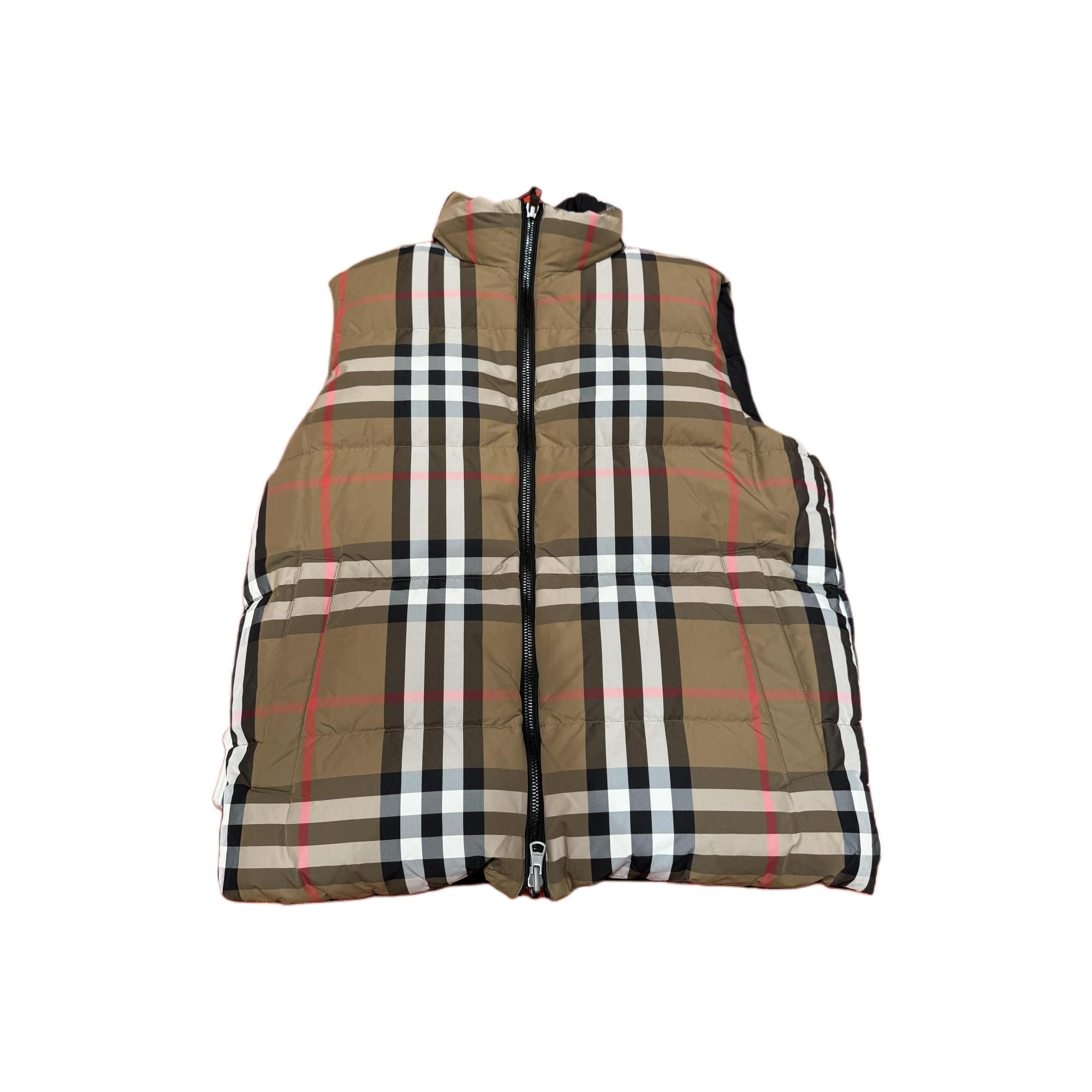 Burberry Lowick Reversible Check Down Vest