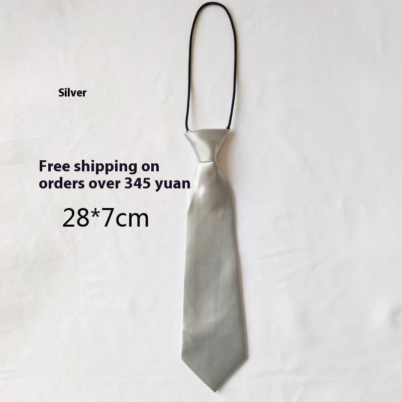 Petits Élastiques pour Enfants Élastiques Couleur Pure Accessoires d'Activité pour Bébés Filles Cravates pour Uniforme Scolaire Enfants