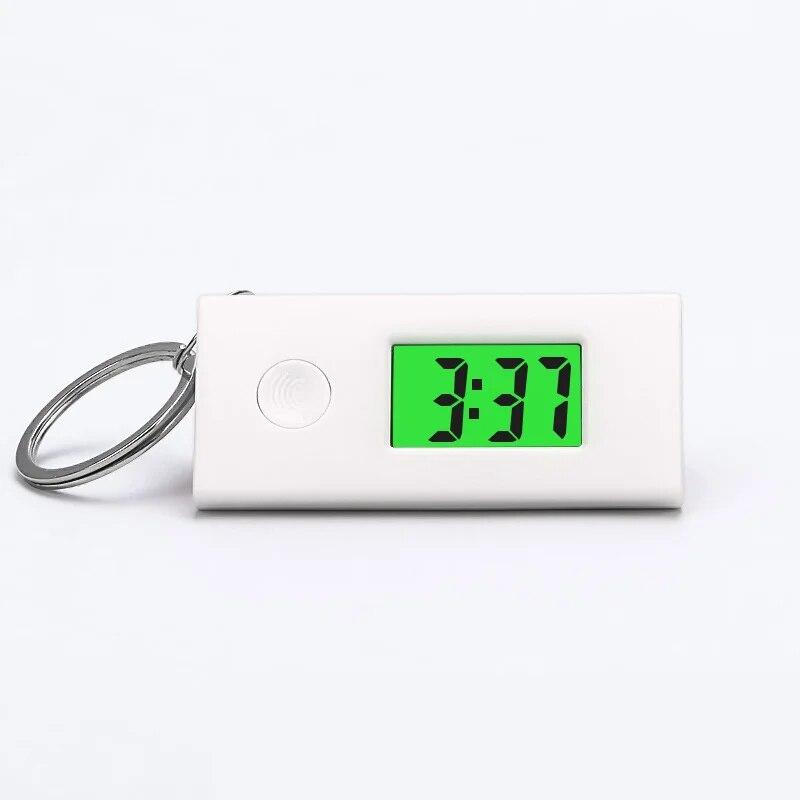 Luminous ABS Digital Electronic Clock Mini Portable Student Exam Silent Clock Library Study Pocket Watch Backlight LCD Display