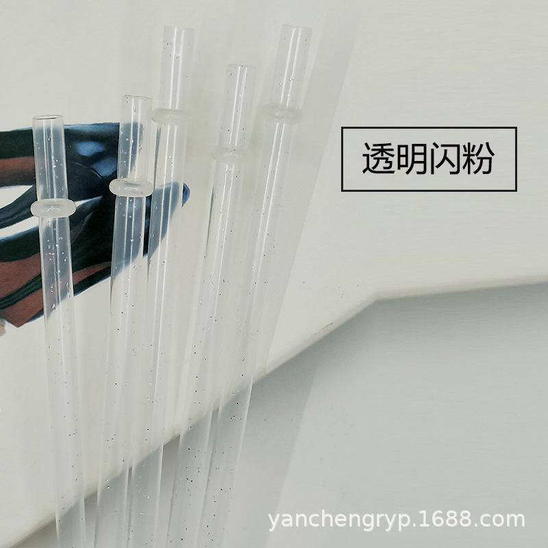 

10 PCS Multi-color AS Flash Plastic Milk Tea Straw Reusable Girl Heart Straw Plastic Cup Accessories Can Straw Plastic Rietjes прозрачный