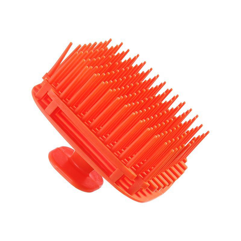 Silikonowa Szczotka do Masażu Skóry Głowy i Szamponowania, Szczotka do Mycia Ciała i Skóry, Miękka Szczotka do Mycia Włosów, Szczotka do Peelingowania Skóry Głowy