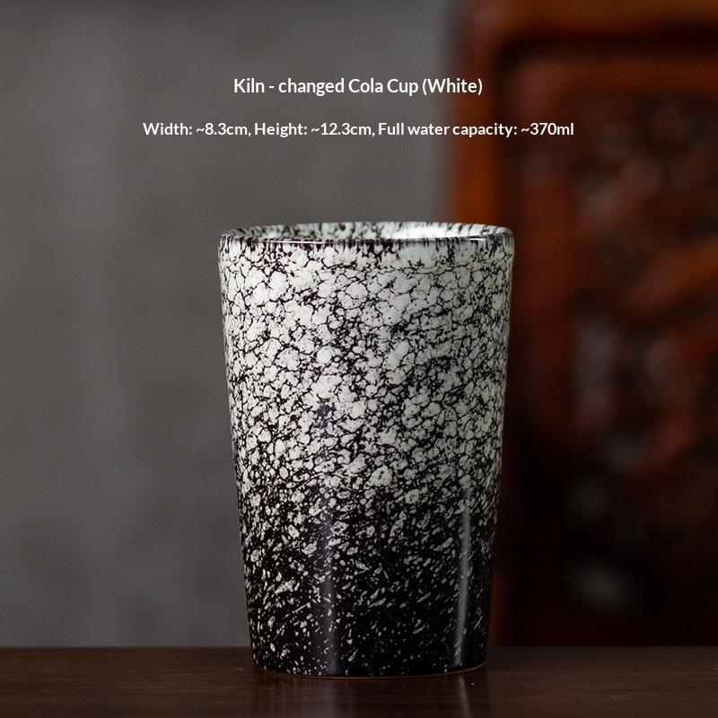 

Kiln-turned Jianzhan Mug Large Capacity Water Cup Japanese Styleretro Stoneware Creative Coke Cup Single Cup Teacup 200-400ml