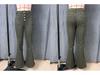 Pantalones Vaqueros Casuales Elásticos Europeos-Americanos de Múltiples Filas Adelgazantes 2025