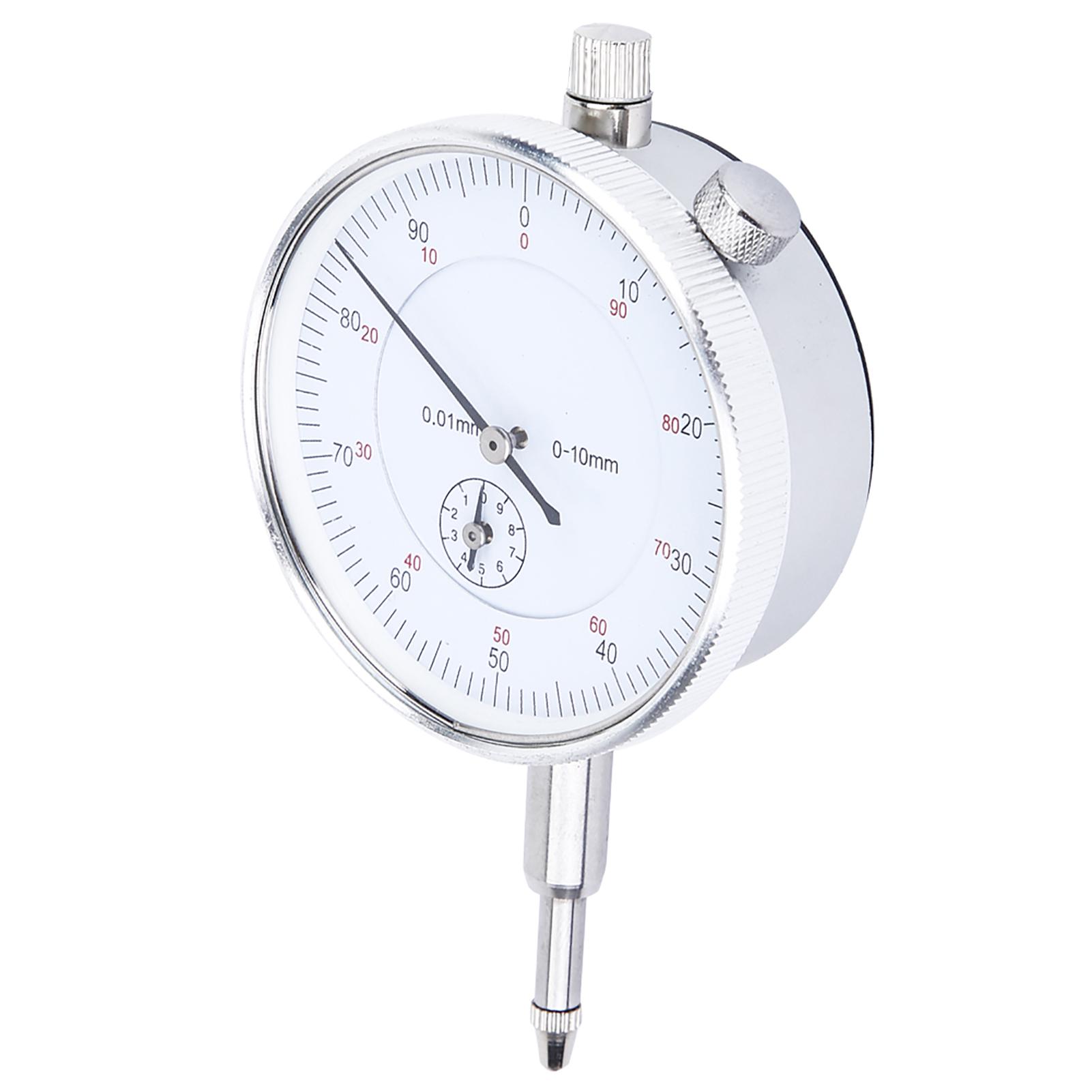 

0Механический индикатор часового типа 10 мм 0,01 мм Индикаторная шкала Измерительный инструмент