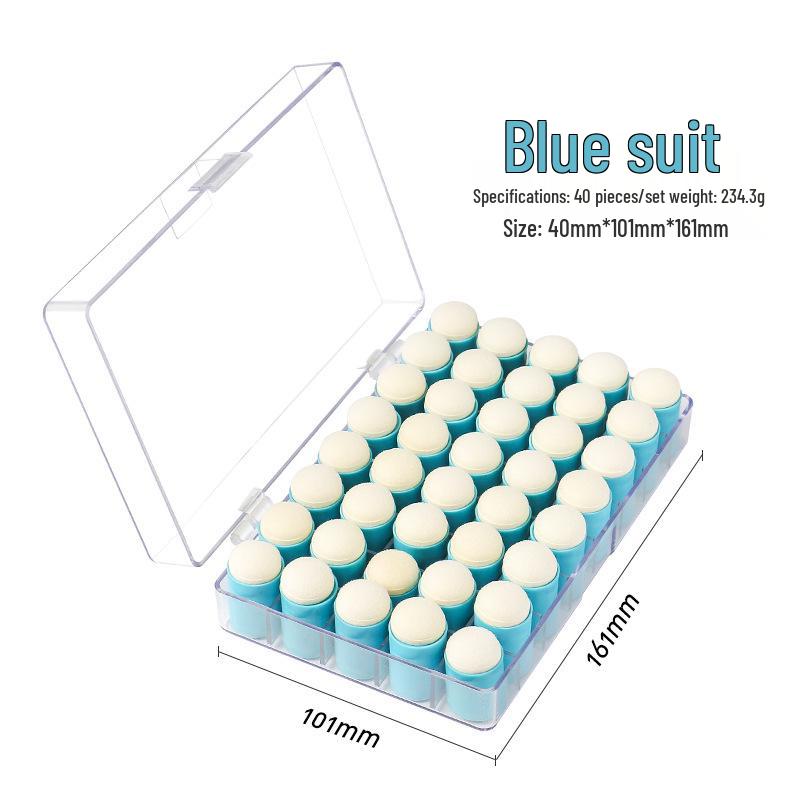 Vintage Journal Ink Pad Blending Tool with DIY Sponge Finger Cot and Lace Ruler - Available In 5 Colors for Stamping, Smearing, and Coloring.