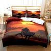 This Is My Yellow-Stone Watching Retro Fashion Bedding Set Duvet Cover Pillowcase Single Double King Size Adult Bedroom Gift