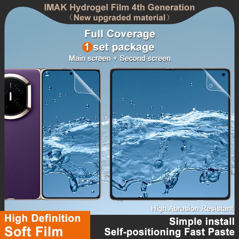 For Huawei Mate X7 Glass IMAK Hydrogel Film 4th Generation Full Coverage Screen Protector