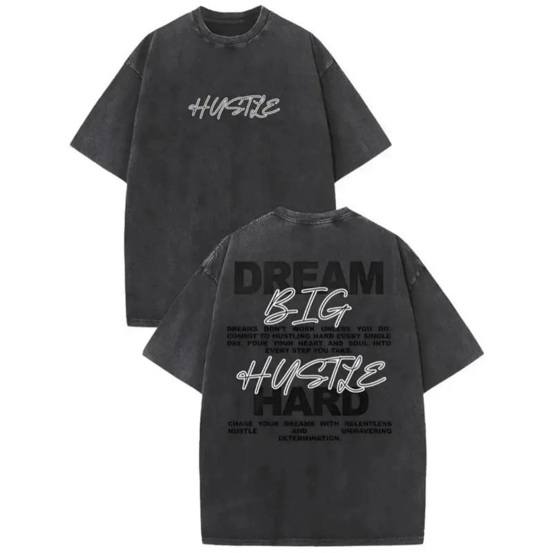 

European sizes Washed T-Shirt for Men Perfect for Streetwear Casual Outings Comfortable Crew Neck Vintage Tops for Men 5XL чорний