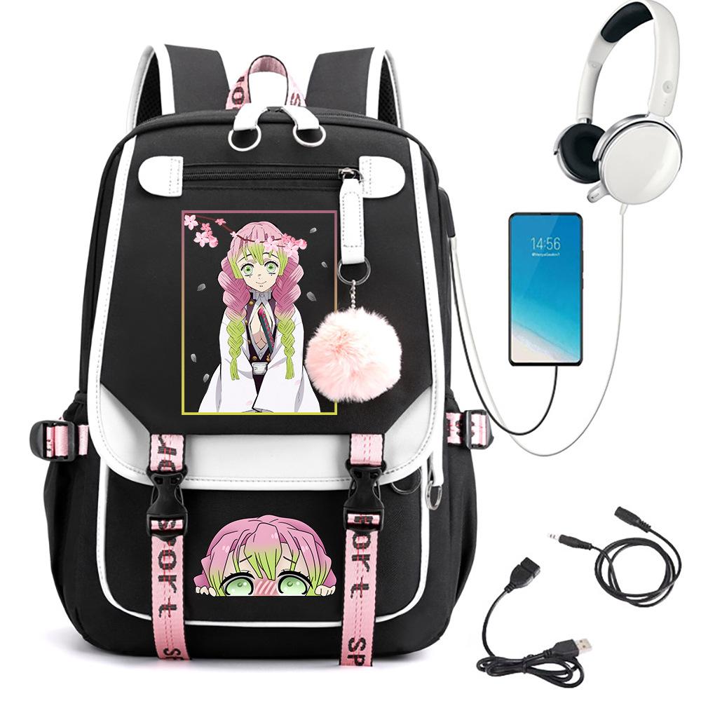 School Bag Large Capacity Travel Bag Animation Cartoon Printing Peripheral School Bag Computer Bag