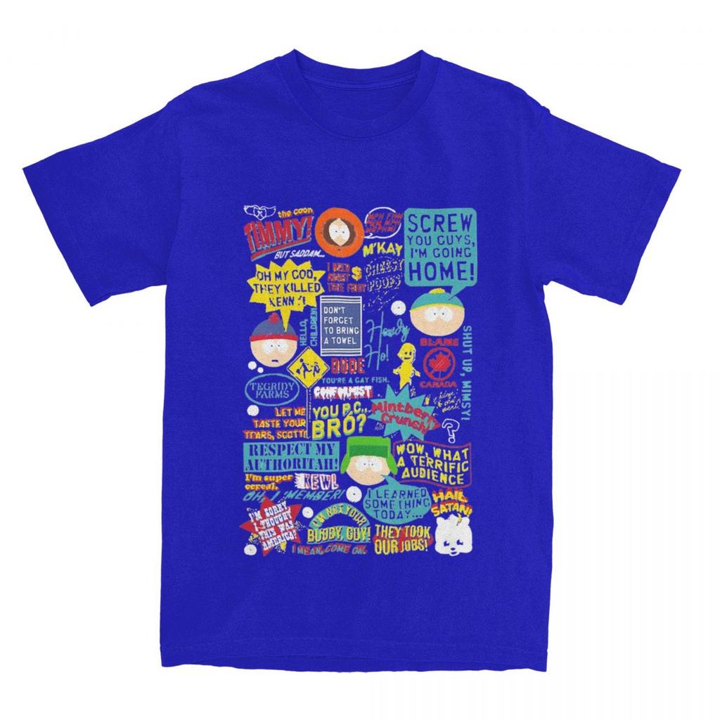 Southparks Citat T-shirt rolig eric cartman Trendiga Coola T-shirts Kortärmade Vintage Toppar Sommar Bomull Överdimensionerade Kläder