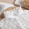 Female Lace Detachable Collar Vintage Solid Stand Fake Collar Blouse Top Adjustable Women Clothes Ladies False Collar