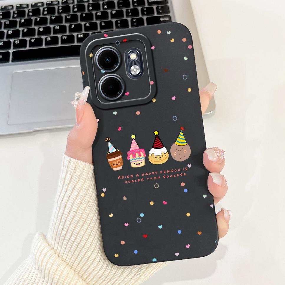 2024 For Infinix Hot 50i Case HoT50i Shock Proof Black Silicone Soft Phone Case For Infinix Hot 50i 50 i X6531 Back Cover Fundas