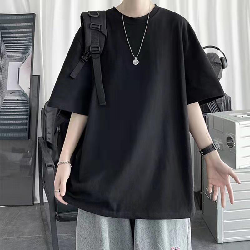 Men's Trendy Loose-Fit White Summer Sports T-Shirt