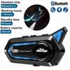 Motorcycle Helmet Bluetooth Intercom BT31 Waterproof LED Communication System