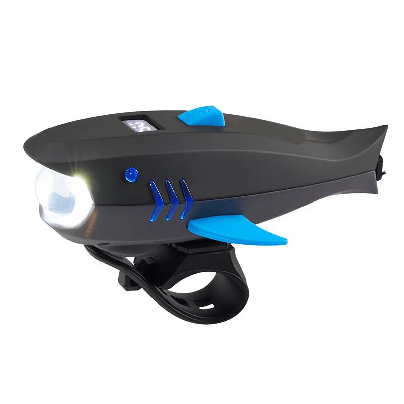 Lishi USB dobíjecí světlo na kolo Shark