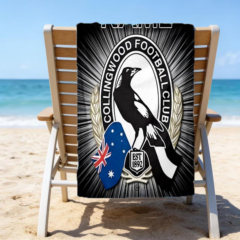 1pc Football2 Beach Towel with Custom Name, Beach/Swimming/Bath/Picnic/Camping Towel, Suitable for Seaside Beaches