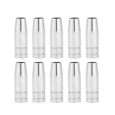 10pcs Nozzles MIG Welder Consumable Accessory Fit for 15AK Torch Gun